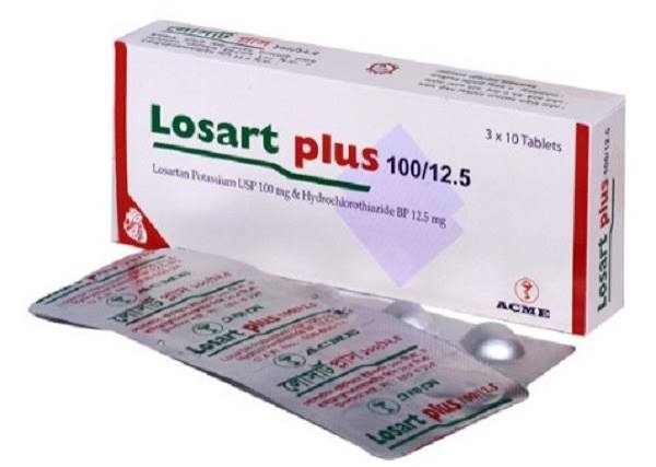 tab. Losart Plus 100mg+12.5mg